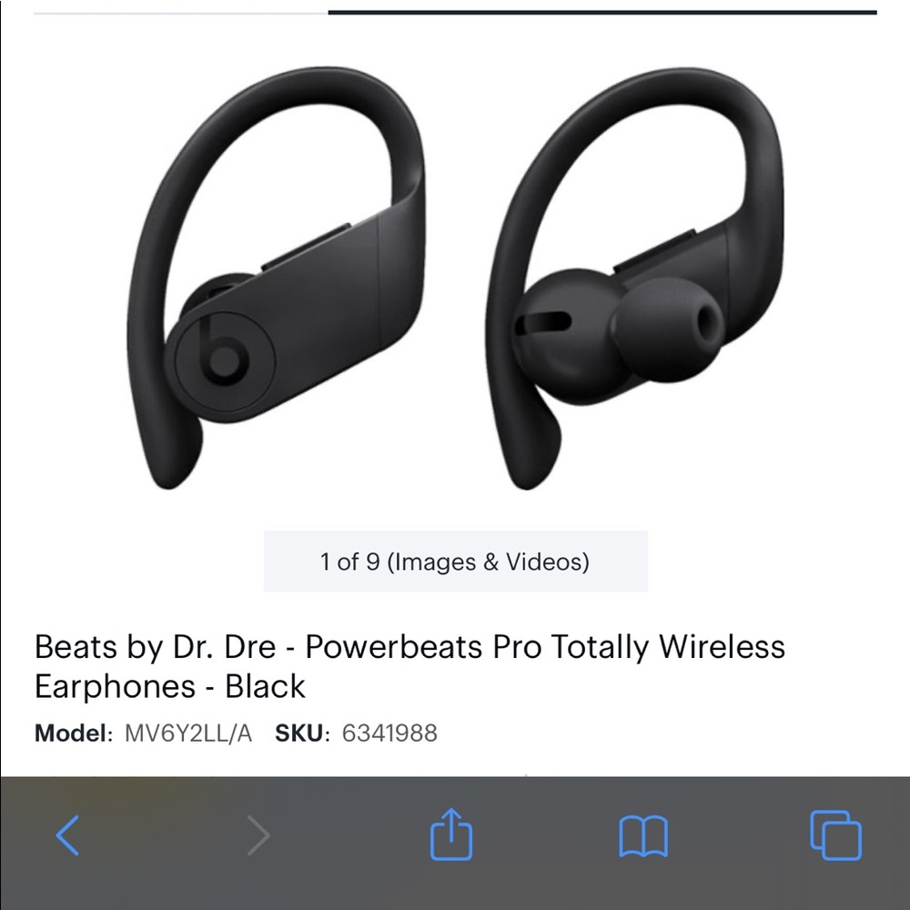 Power beats pro wireless black